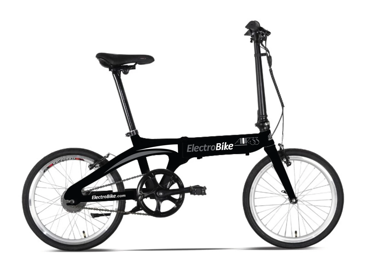 The ElectroBike Air-33 is compact and light