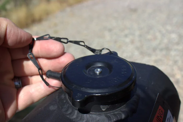 A radiator fill cap allows steam to escape, if necessary