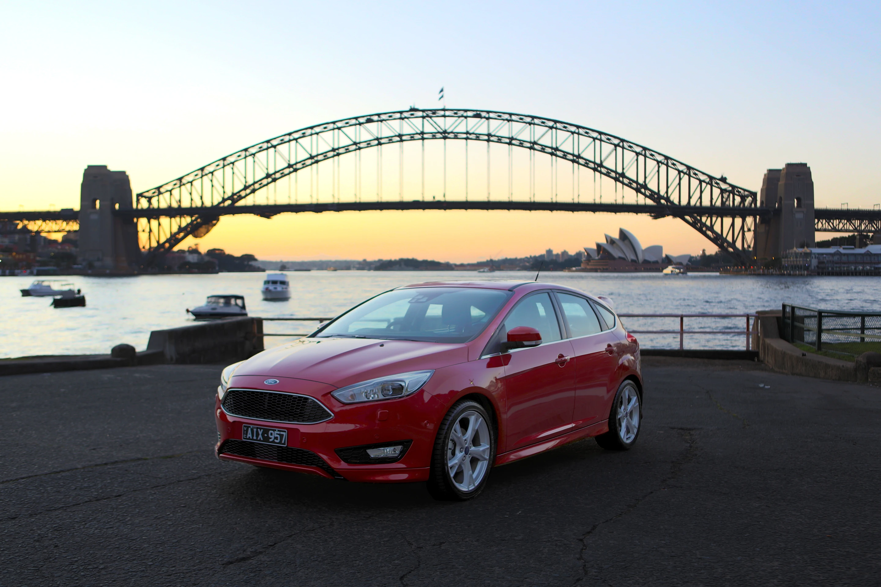 2016 Ford Focus: The famous Sydney Harbour Bridge makes a beautiful backdrop