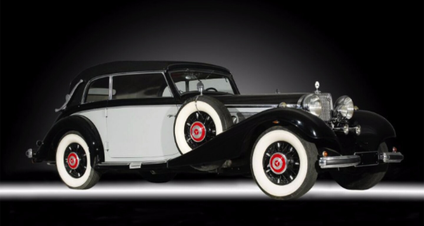 This 1937 Mercedes 540 K Cabriolet B sold for €494,630 at Artcurial's Retromobile sale in February, 2012