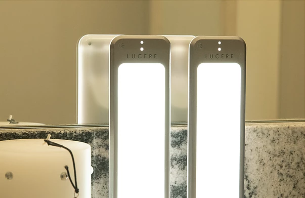 Lucere Lights produce at least 500 Lux on minimum brightness, and have a color temperature of 5,000