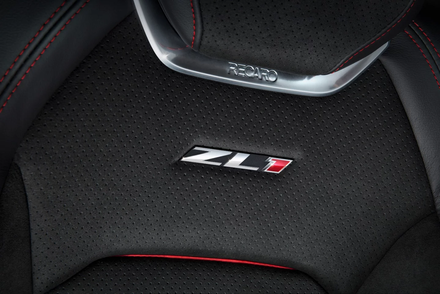 Recaro buckets join a new suede wheel in the ZL1's more performance-oriented interior setup