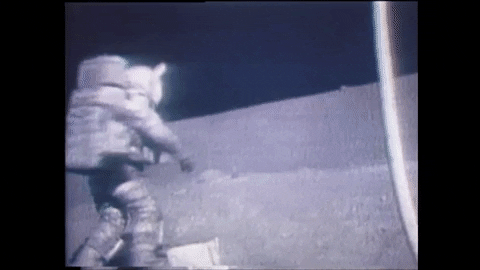 Limited mobility required Apollo astronauts to bunny hop to move in a hurry