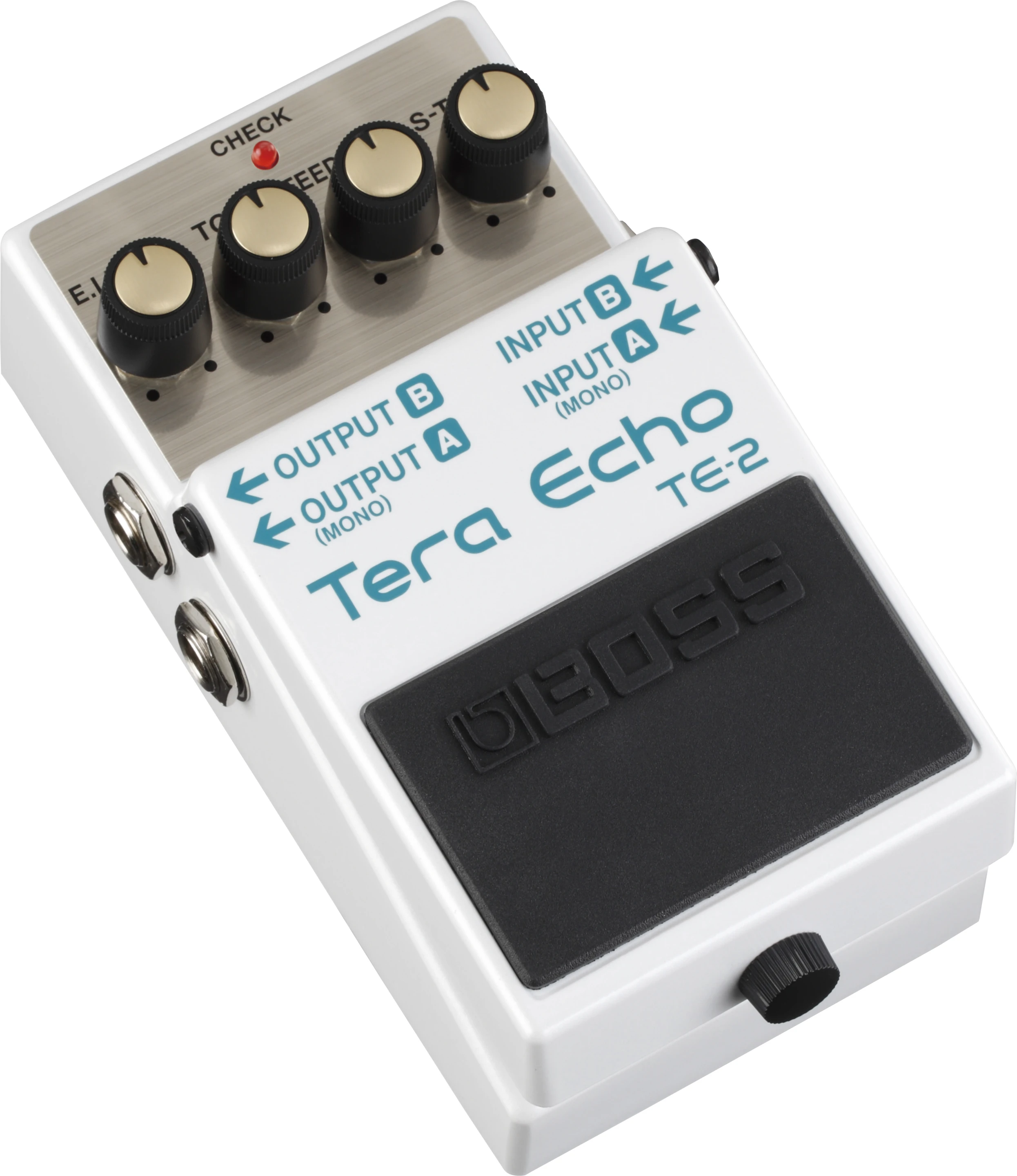 The BOSS TE-2 produces satisfyingly rich, spacious echo and ambience effects without overwhelming the guitar's direct tone