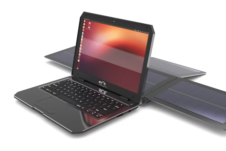 The SOL is a Ubuntu laptop equipped with a detachable solar panel, which the developers claim will provide 10 hours of battery life after just two hours in the sun