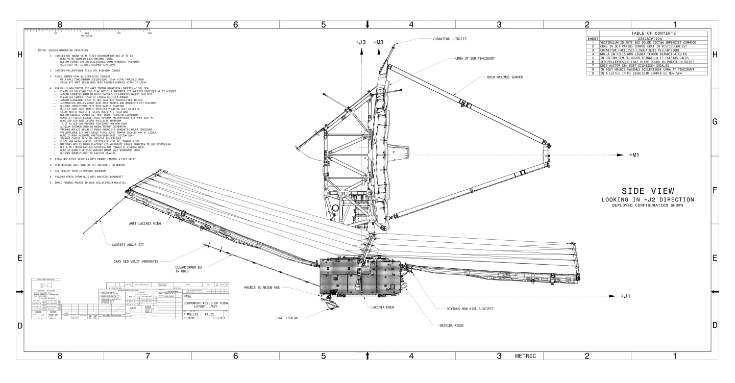 JWST blueprint