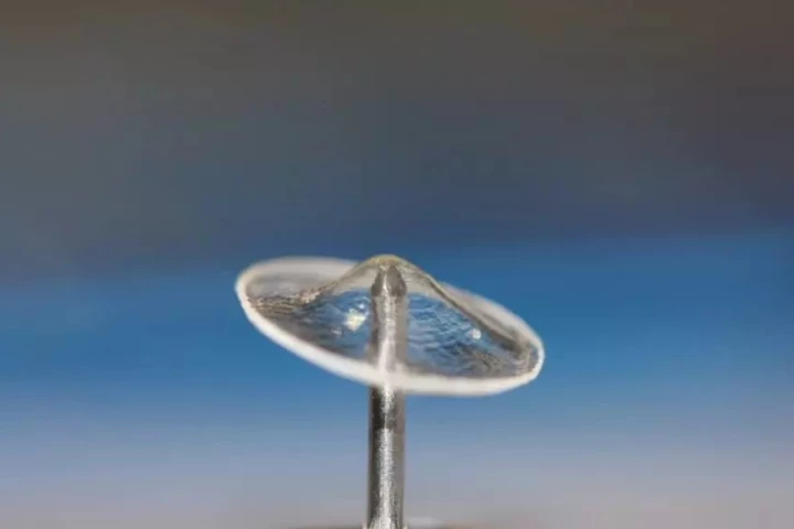 The ClearDrum is a bio-compatible silk implant that can repair a perforated eardrum in one procedure