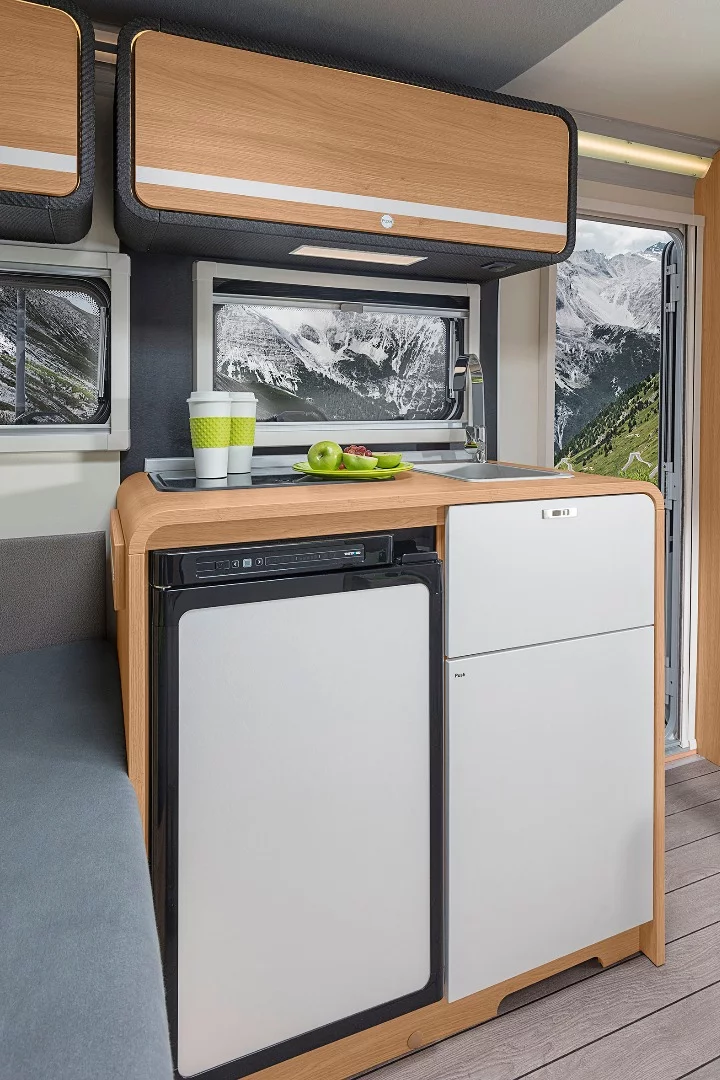 Knaus Travelino kitchen area