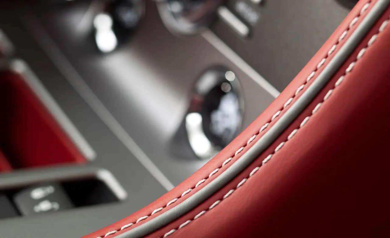 Detail of the interior stitching of the The 2013 Aston Martin DB9 (Image: Aston Martin)