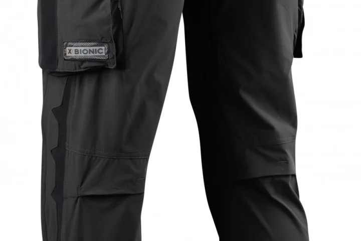 X-Bionic Mountaineering Pants include many integrated thermal management features