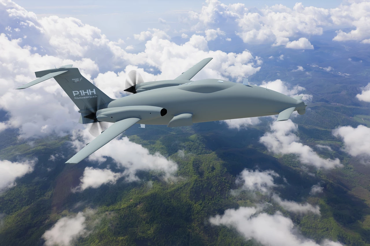 A early artist rendering of the HammerHead in flight