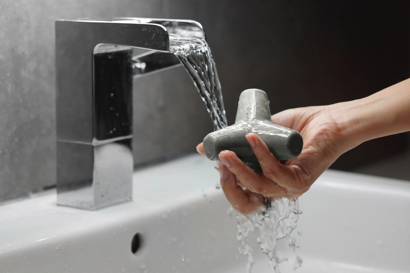 Tetra Soap is designed to be easier to hold