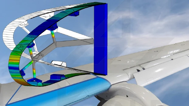 The morphing leading edge can be lowered by up to 20 degrees with virtually no loss of lift