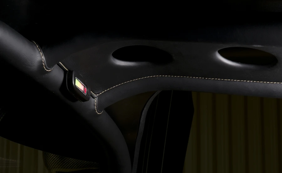 Rear proximity sensor for reversing and leather trimmed roll-cage