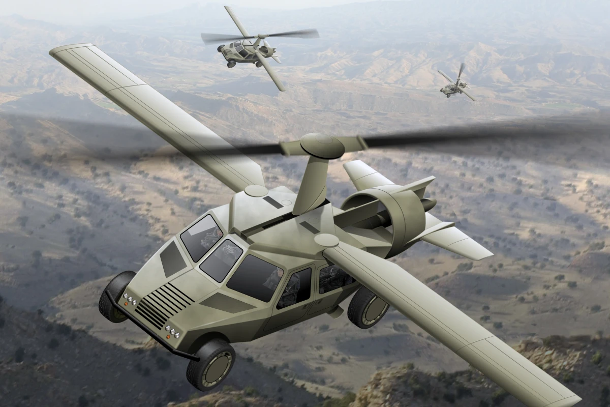 The Transformer (TX) program calls for a vertical-takeoff and landing (VTOL) vehicle that can travel 280 miles by land or air and carry up to 1,000 pounds (Image: AAI Corporation)