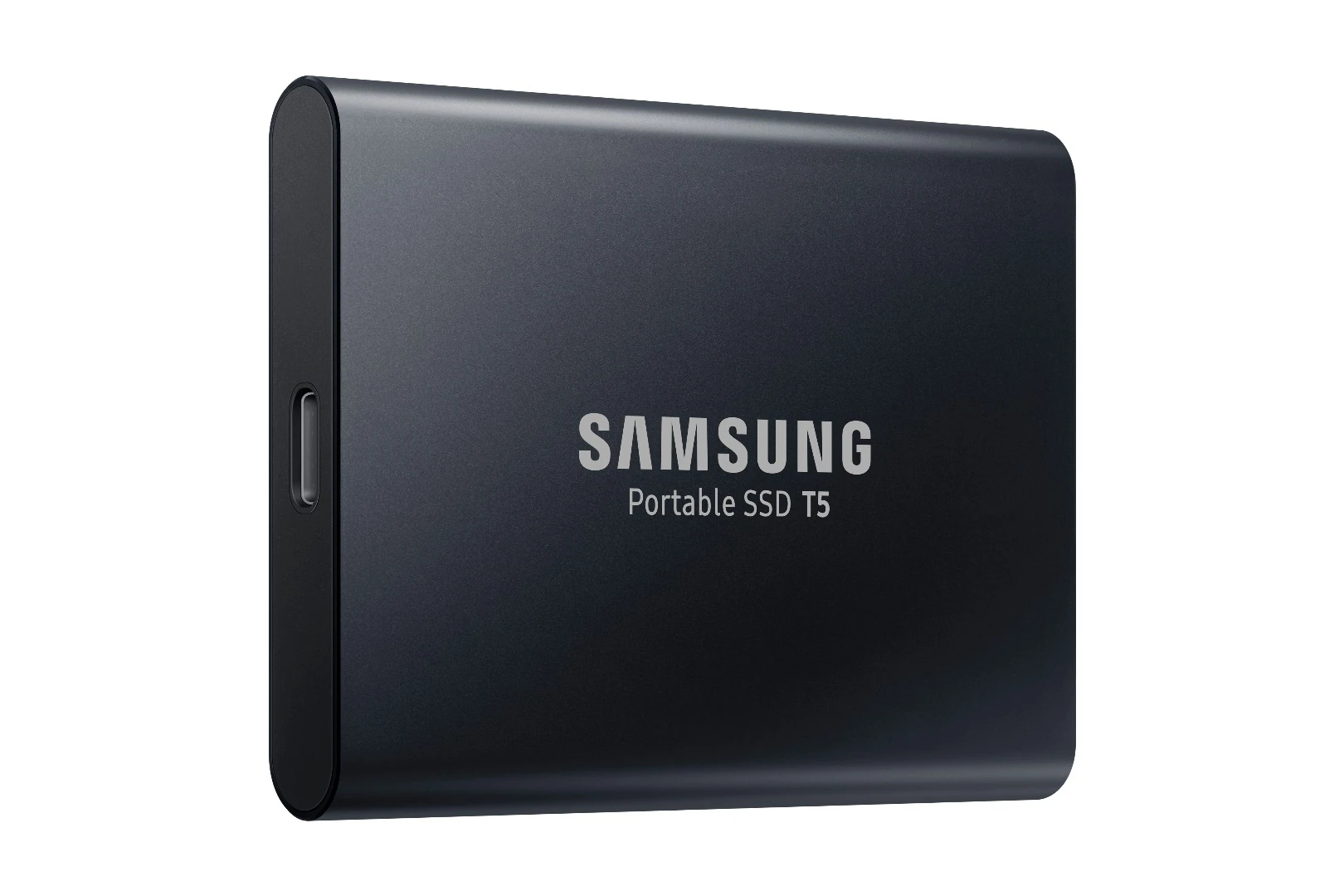 The black T5 SSD is available in either 1 TB or 2 TB storage capacities