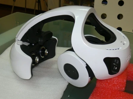 Natalia Immersive SmartGoggles as presented at CES 2012 (Photo: Sensics)