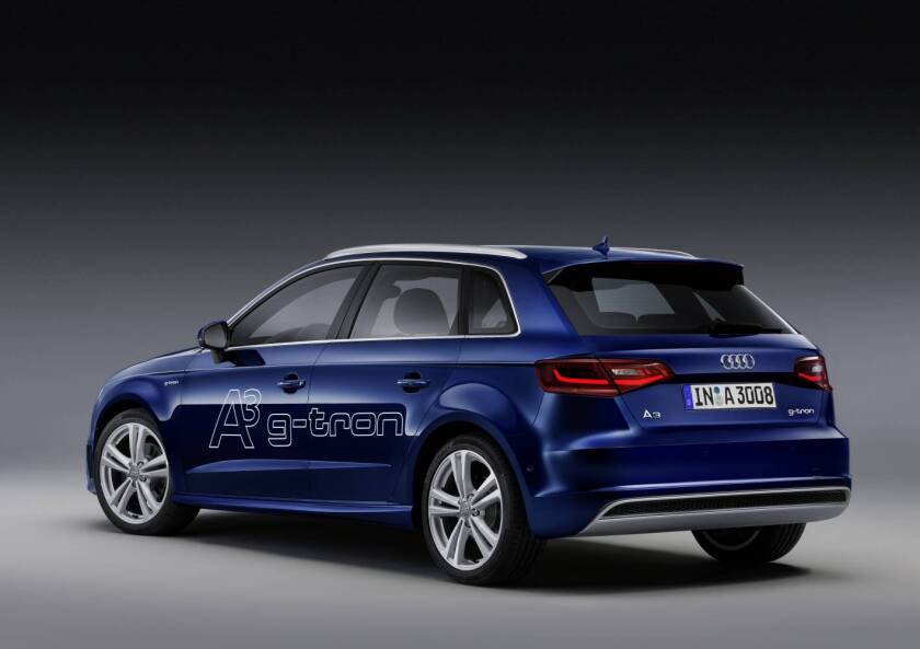 The g-tron consumes only 3.5 kg/100 km (7.7 lbs per 62 miles) of CNG with a range of 1,300 km (807 miles)
