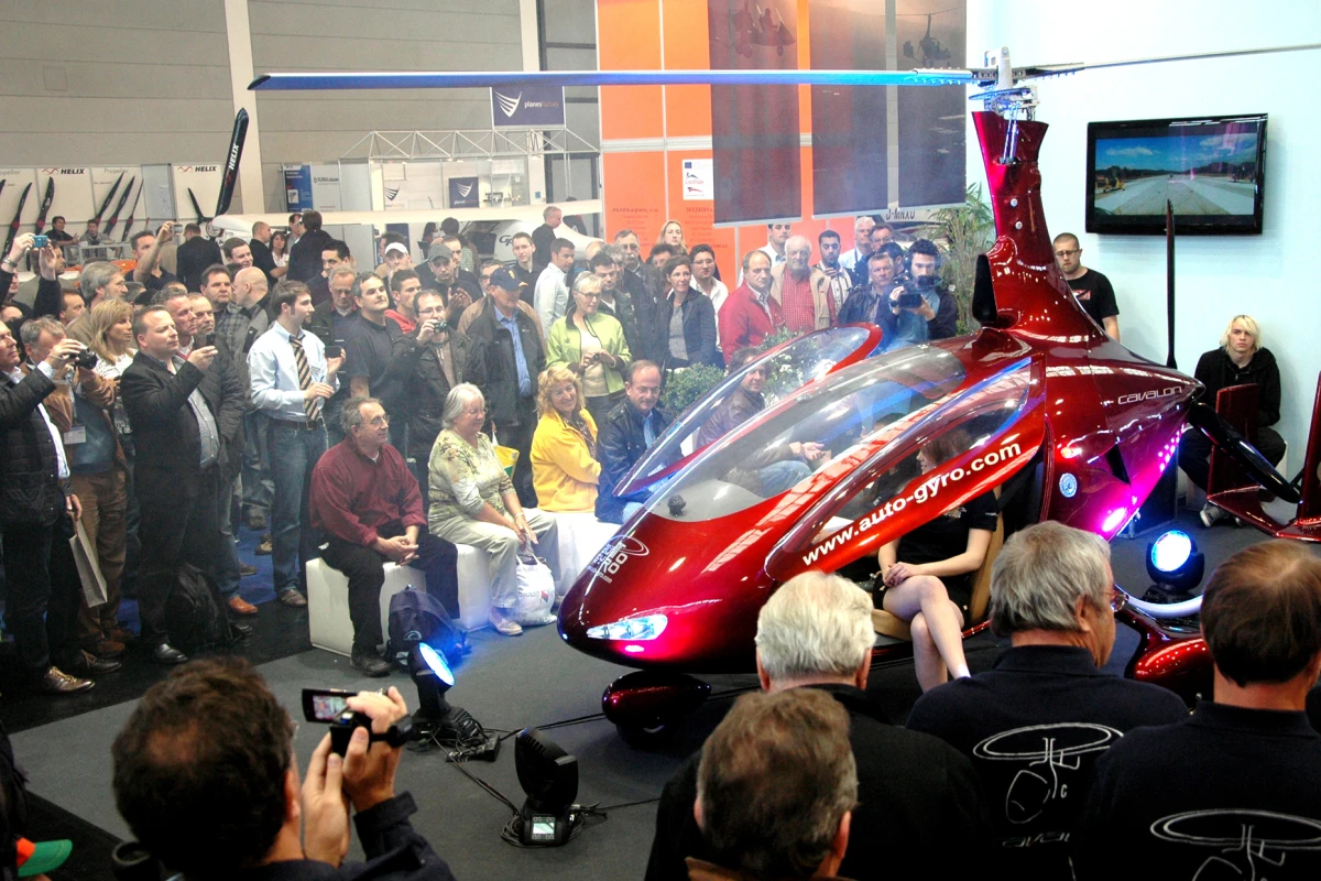 Auto-gyro's Cavalon at Aero Friedrichshafen this week