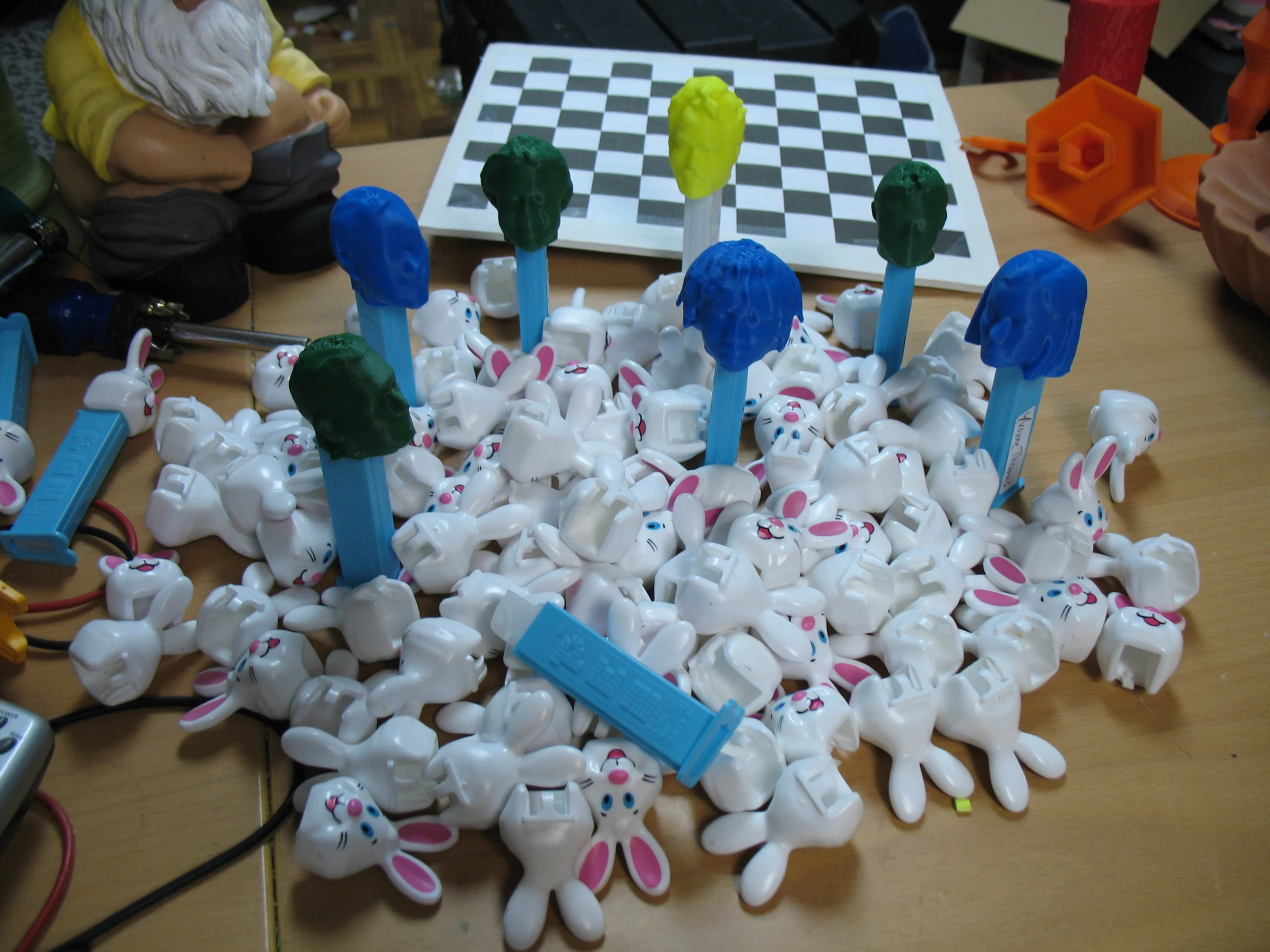 A 3D-printing enthusiast named Tony Buser had previously made an impressive batch of personalized Pez dispensers, so Hot Pop Factory set to work using some similar methods