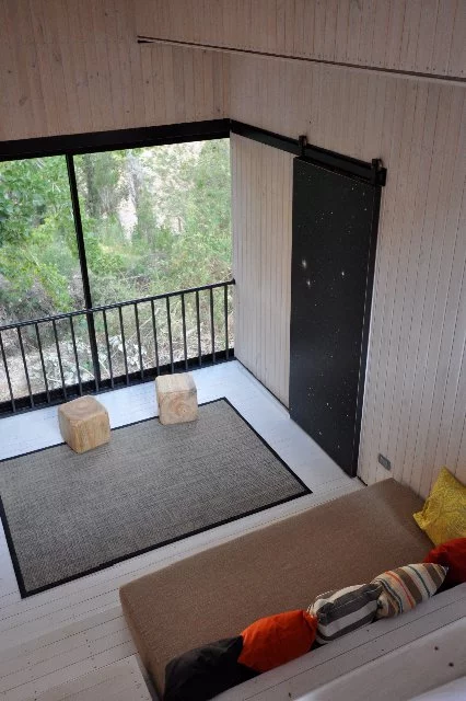 Observatory living zone with panoramic outlook