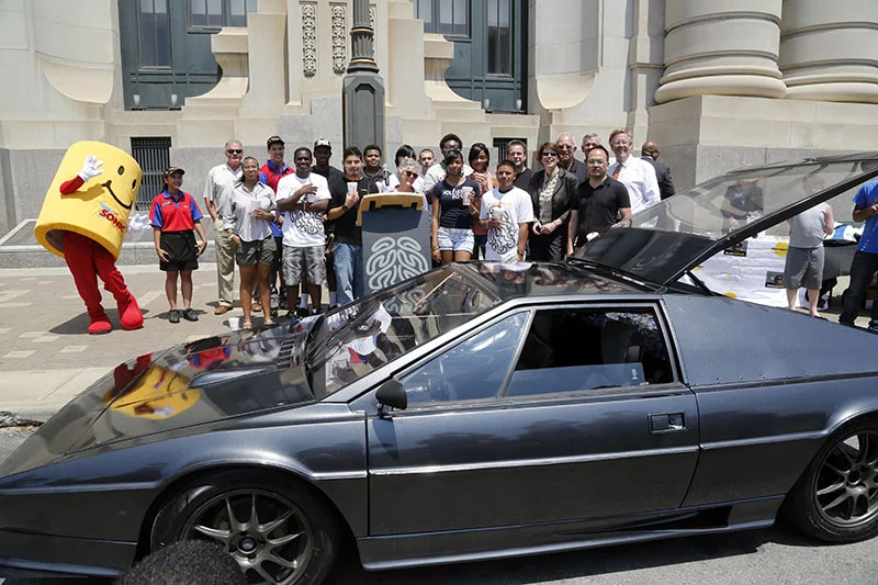 The team is given a public send-off on June 6