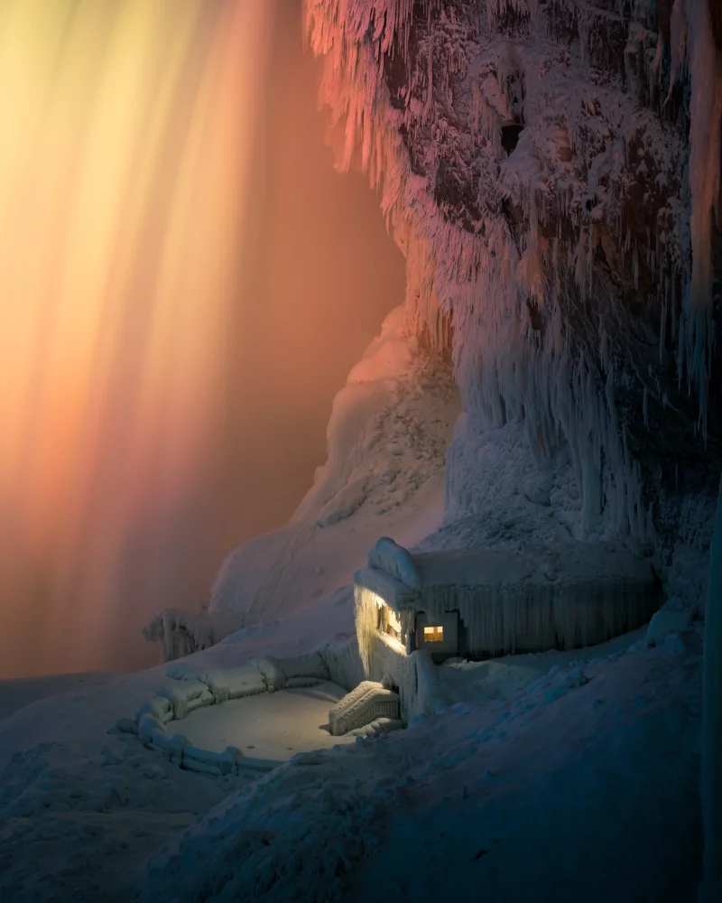 Winner of 1st place in the Amateur Landscape category: Adam Klekotka - Icy Niagara Falls Looked Like A Different Planet