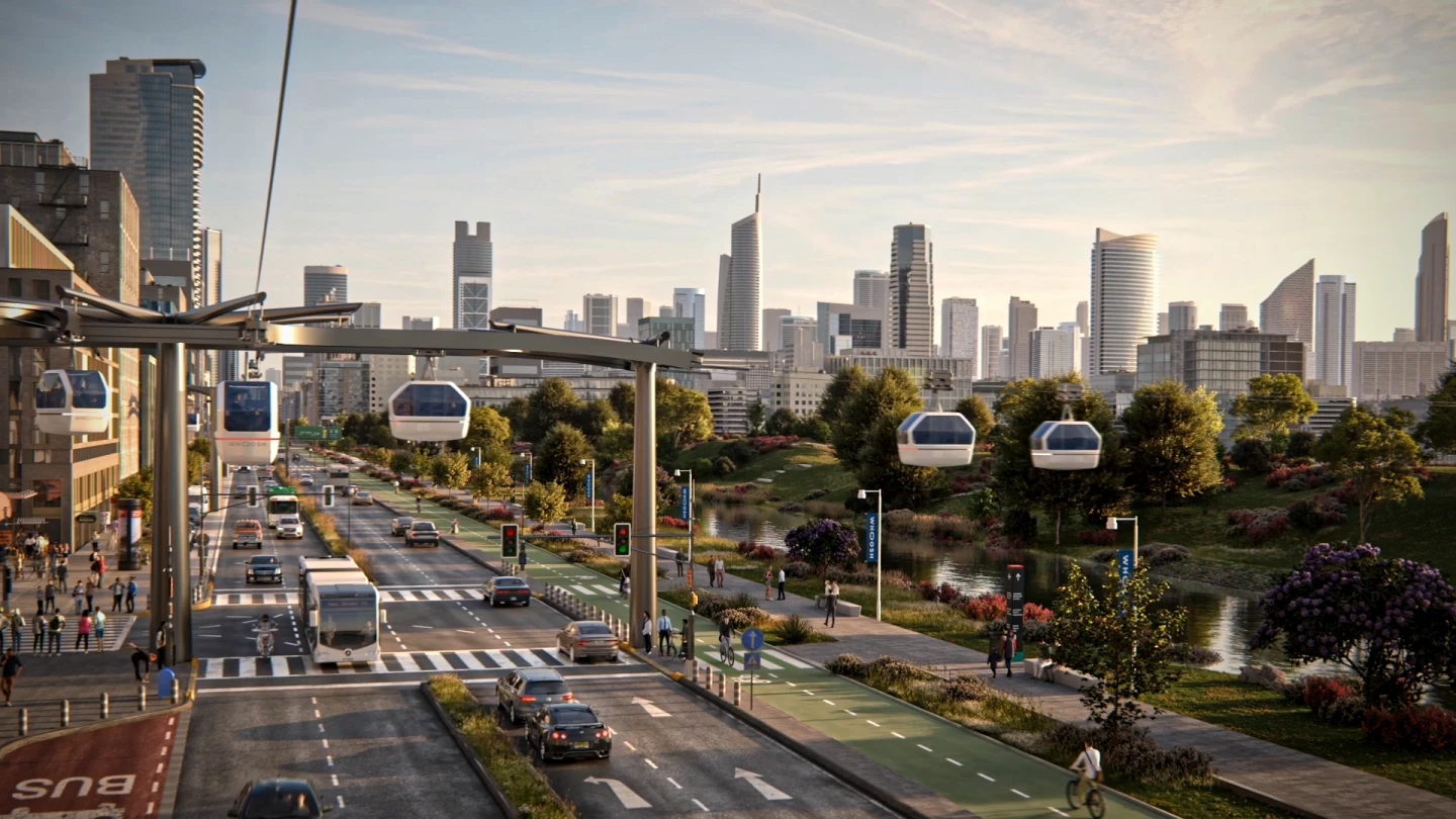 A hyper-flexible, hyper-modular, super-affordable, on-demand, autonomous urban transit network