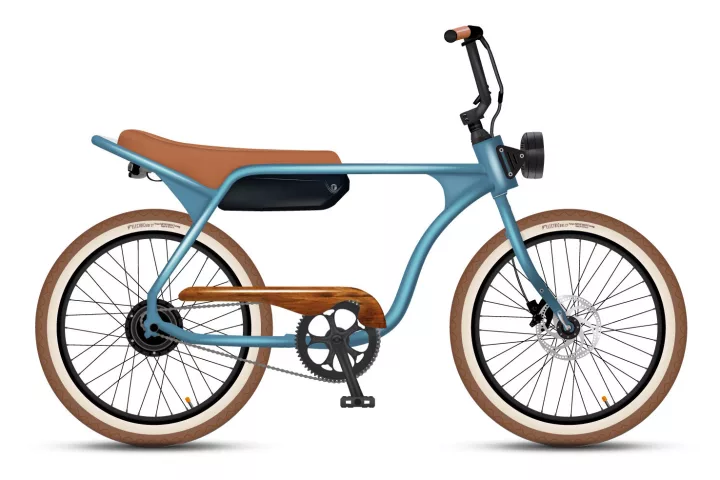 The Model J is described as a "retro, moto-inspired, smaller, nimbler, ebike geared towards our youthful explorer"