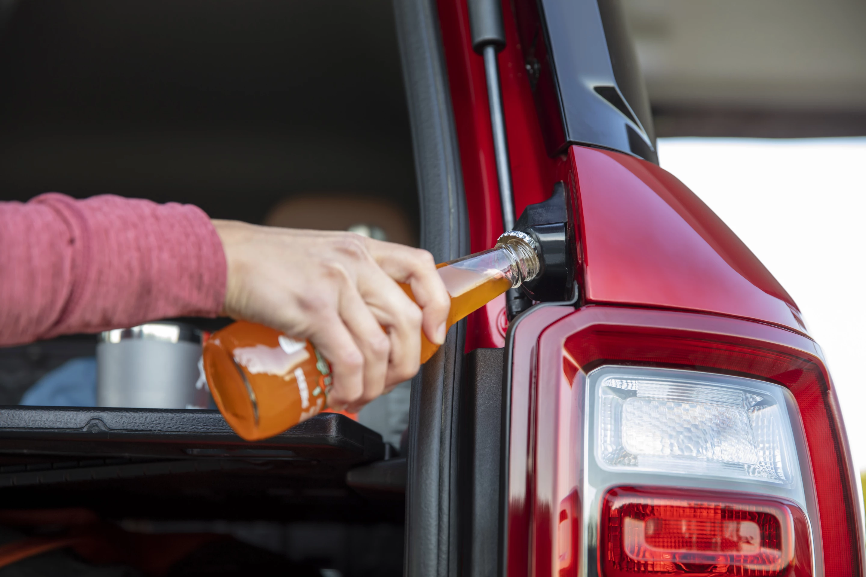 Every Bronco Sport comes standard with a bottle opener mounted in the cargo area for opening (ahem) soda while on the trail