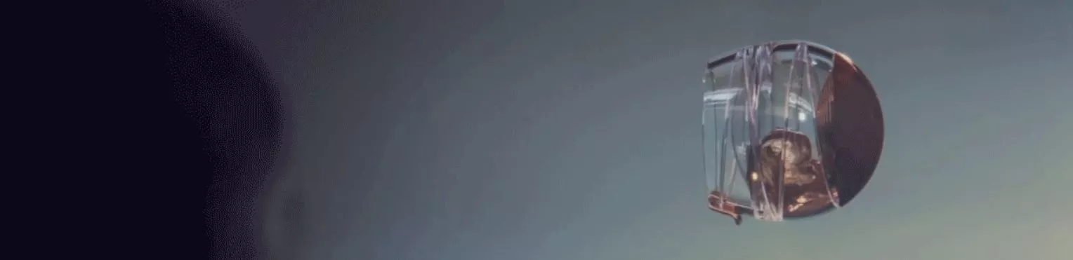 The A Space Glass is actually an enclosed globe