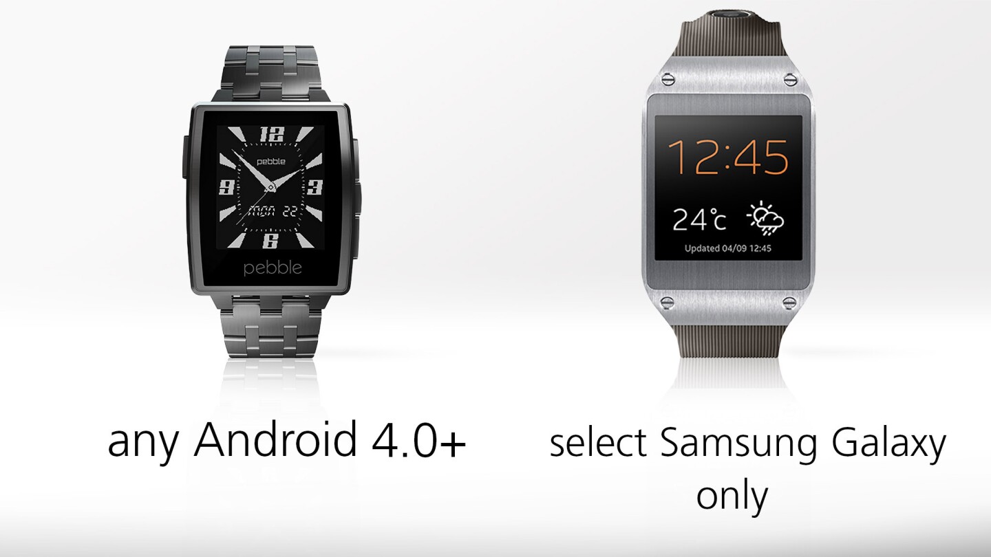 Android compatibility is a big advantage for Pebble