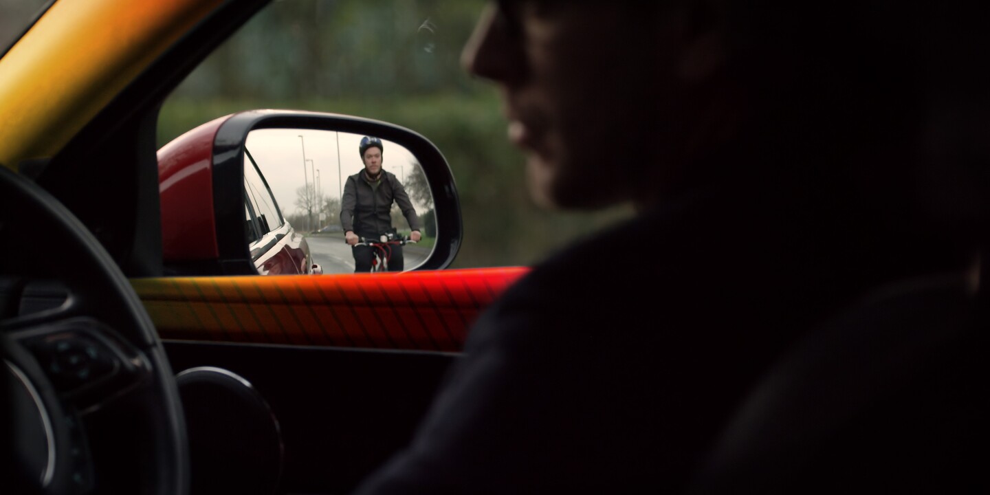 Should they be parked and are about to open their door in front of an oncoming cyclist, the sounds and lights will once again let them know that one is coming