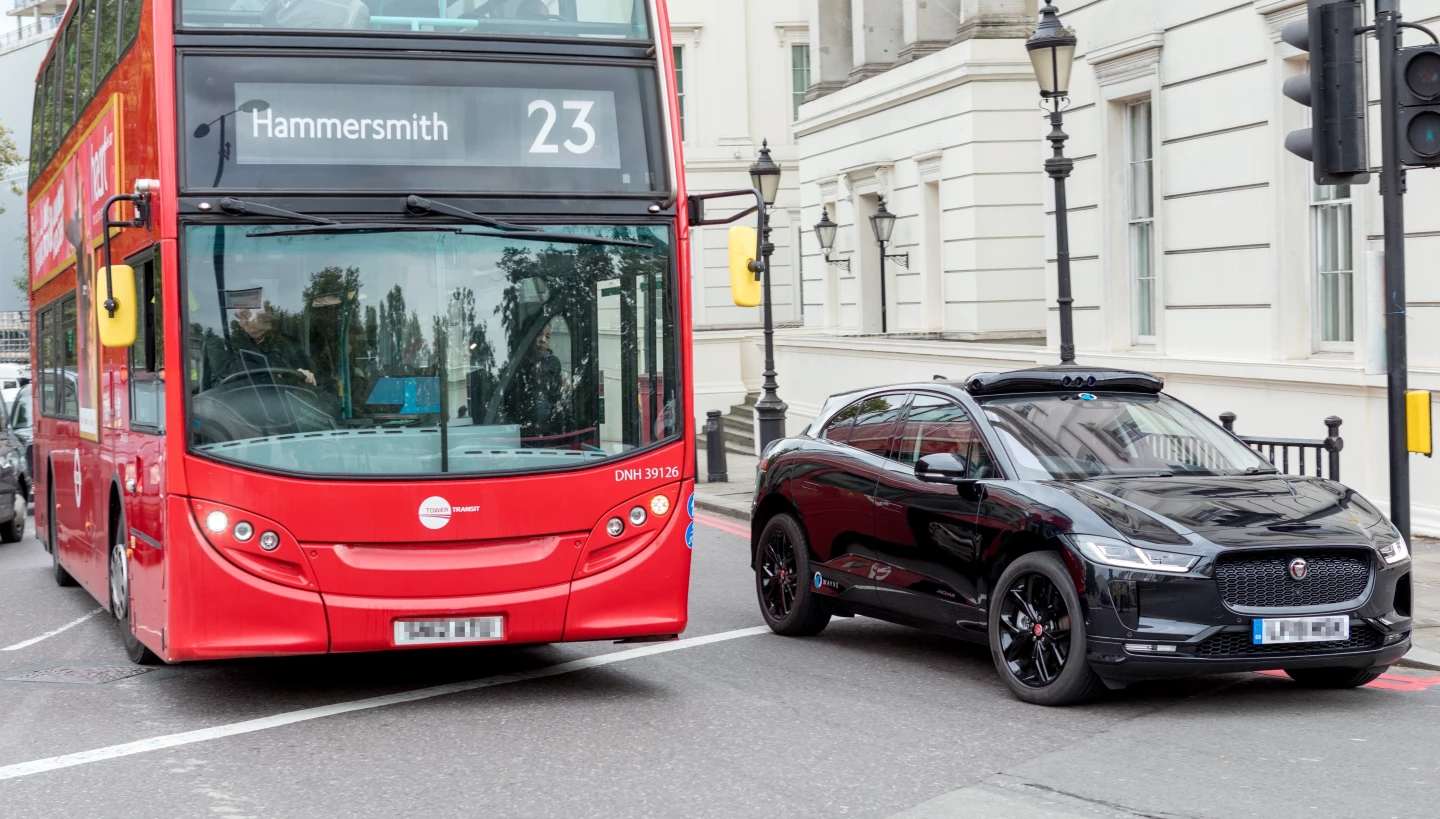 The Wayve cars learn to drive by imitation and reinforcement learning