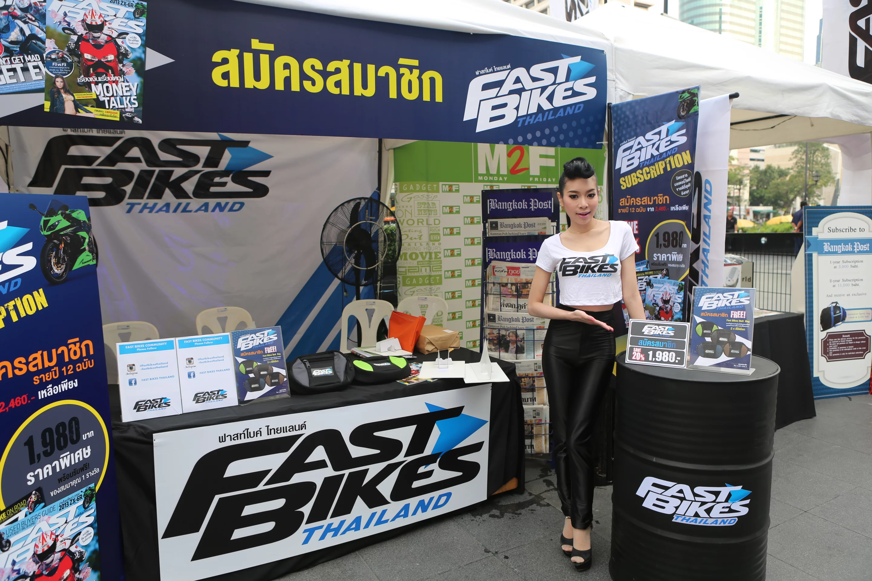 Thailand's premier motorcycle magazine had an array of activities (Photo: Husna Namirembe/Gizmag)