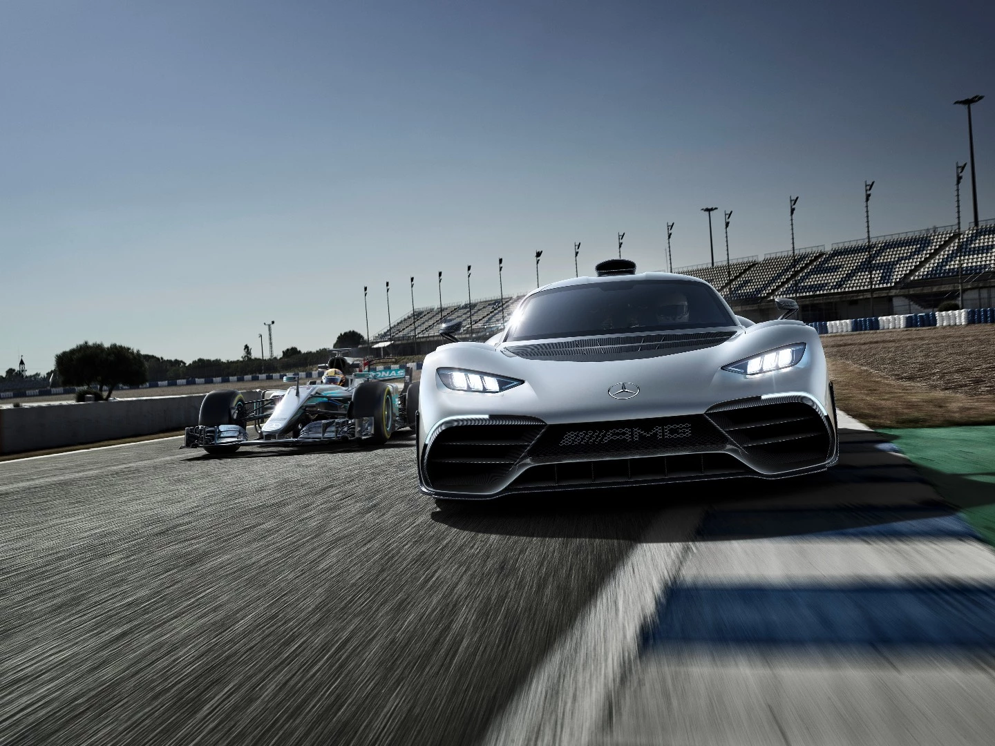 The Mercedes-AMG Project ONE show car for the 2017 Frankfurt Motor Show