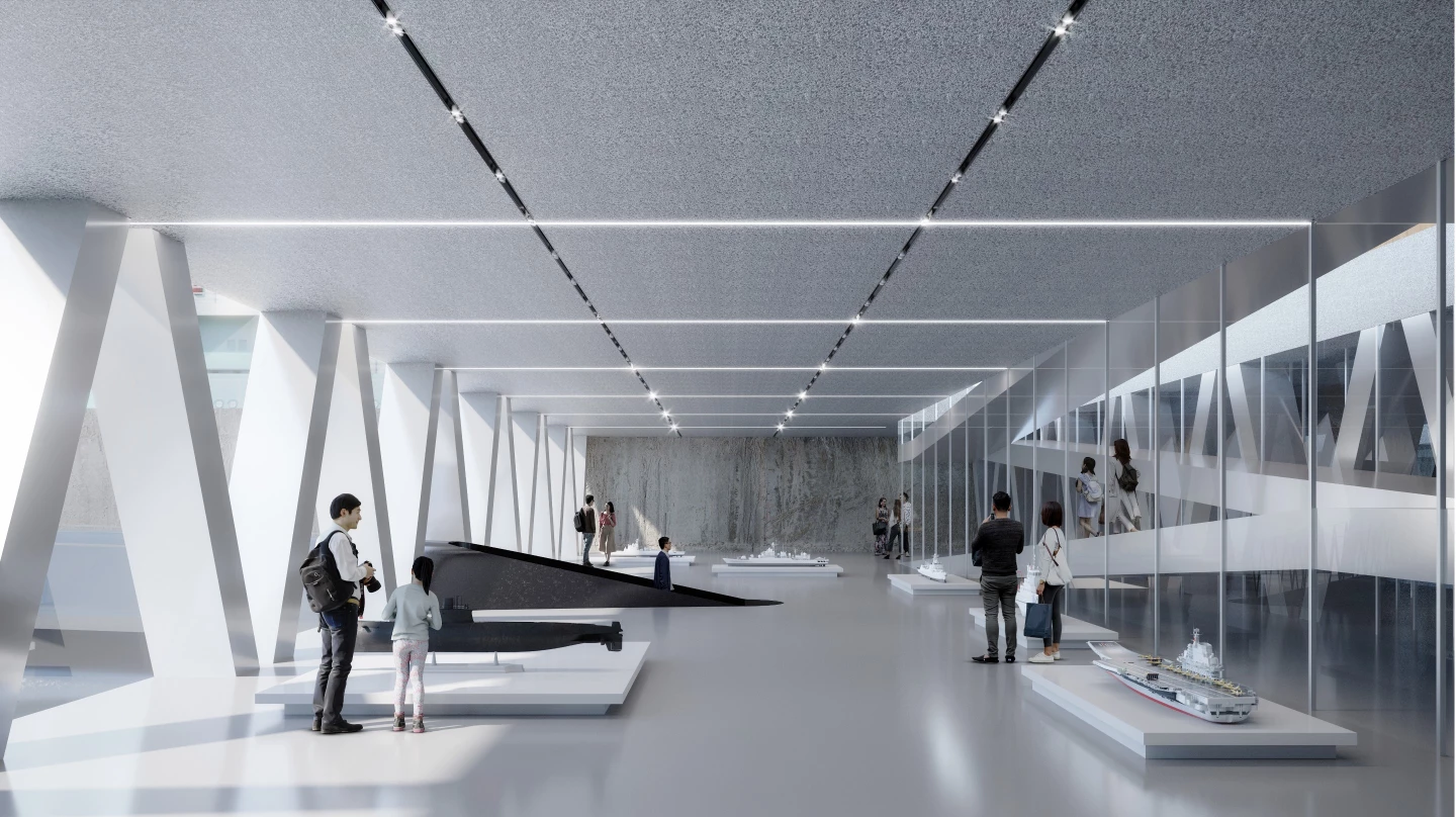 The Shanghai Submarine Museum will include multiple exhibition areas