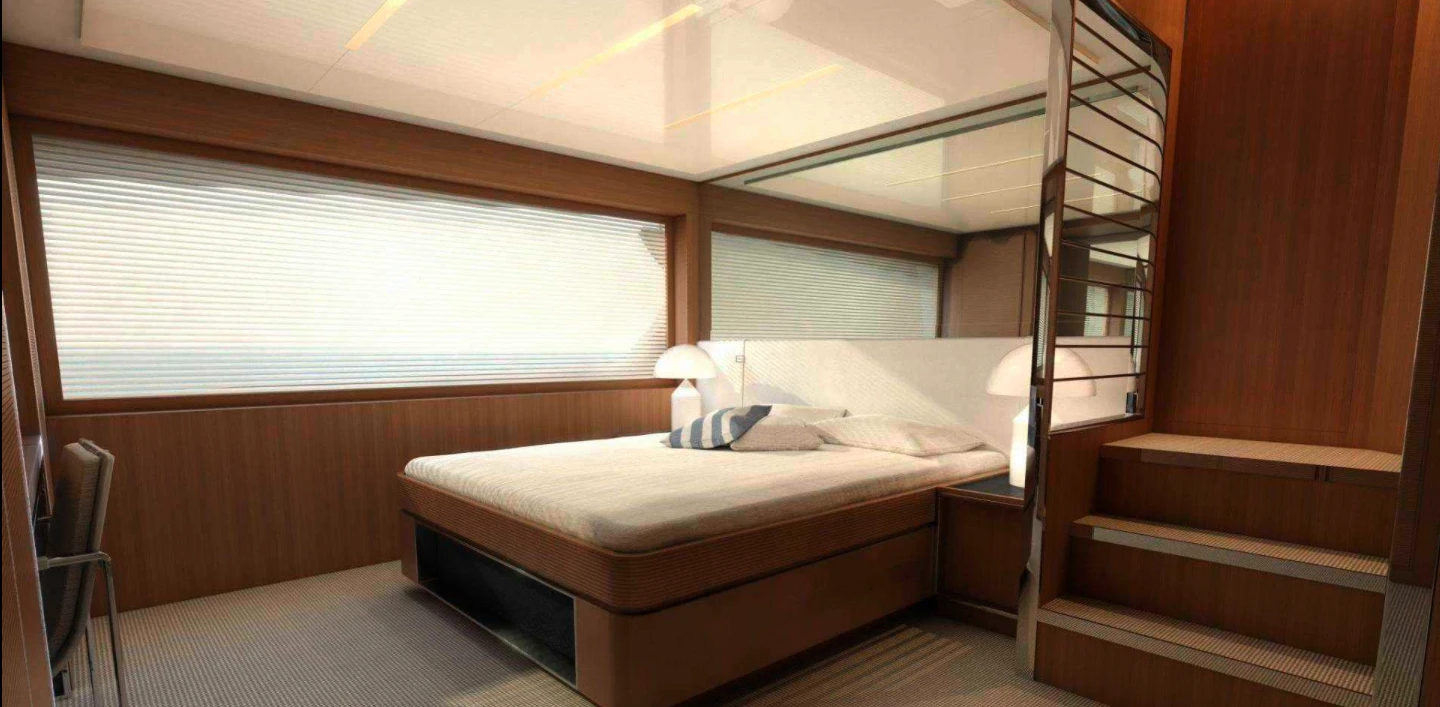 The Florida has four guest cabins and two crew cabins