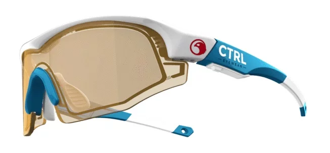 The nose and temple pads are adjustable and can fit prescription lenses