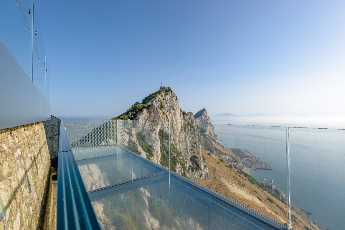 The Skywalk consists of more than 750 sq m (8,072 sq ft) of glass panels