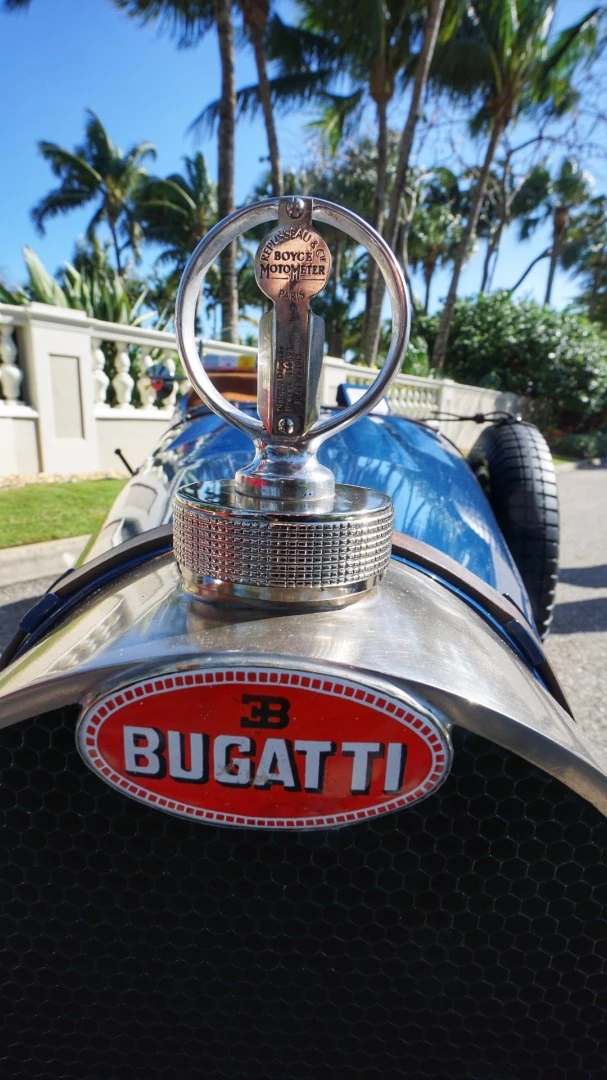 Vintage Bugatti, front view