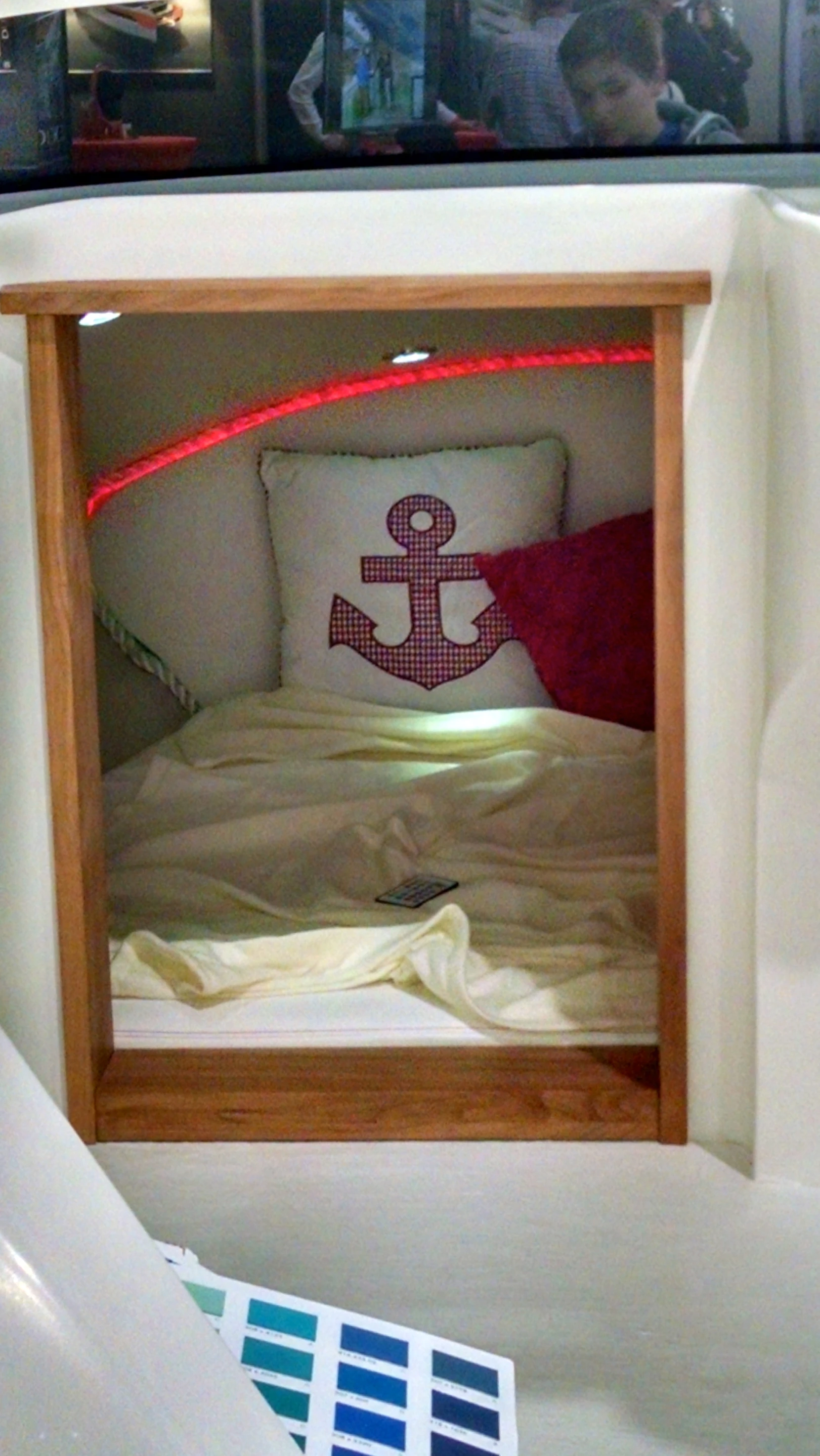 We were surprised to see that the Funboat includes a small cabin (Photo: C.C. Weiss/Gizmag)