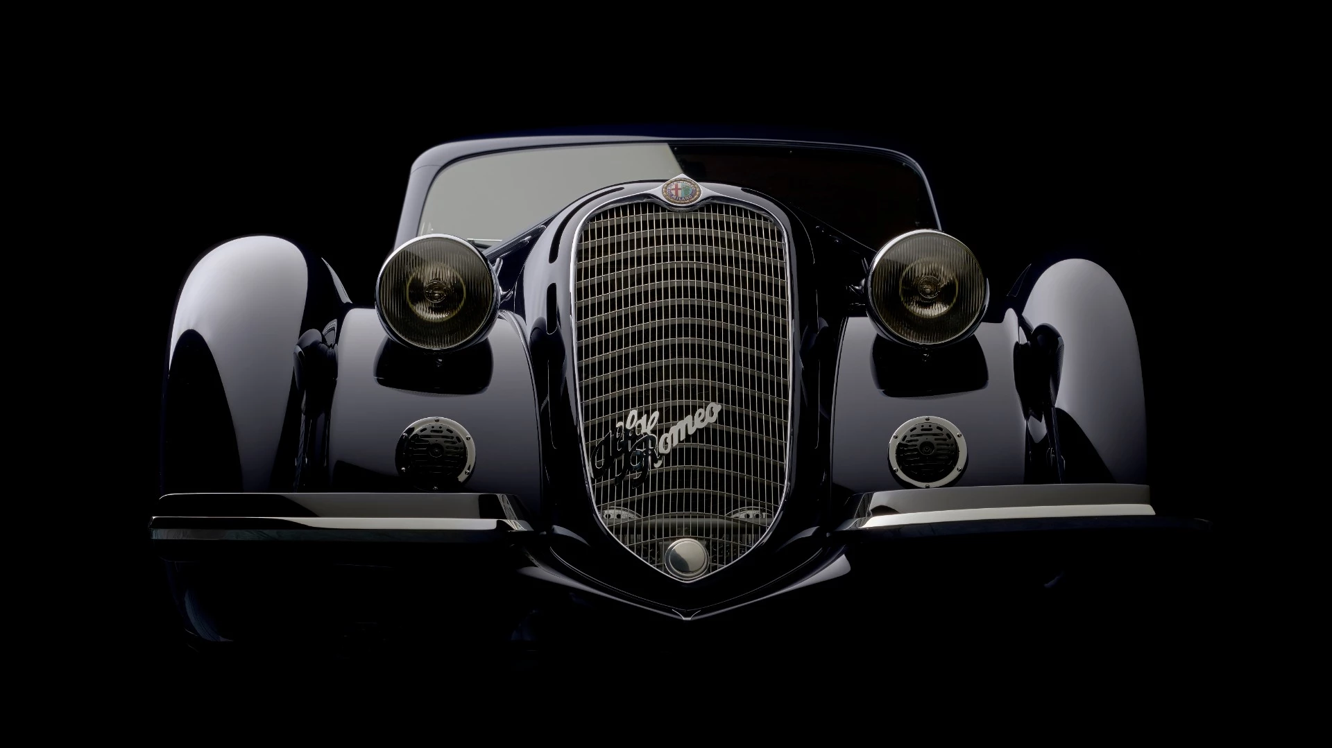 The highly decorated 1937 Alfa Romeo 8C 2900B Berlinetta which won the 2018 Peninsula Classics Best of the Best Award in Paris on February 7, 2019