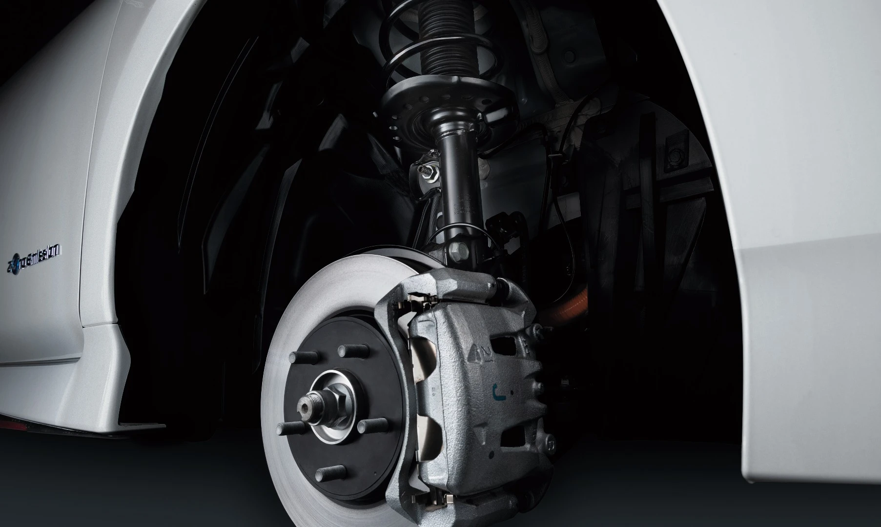 The NIssan Leaf Nismo sports customized suspension