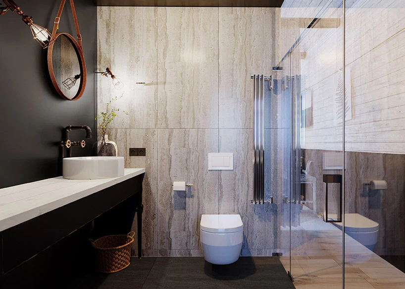 Bathroom complete with all the necessities