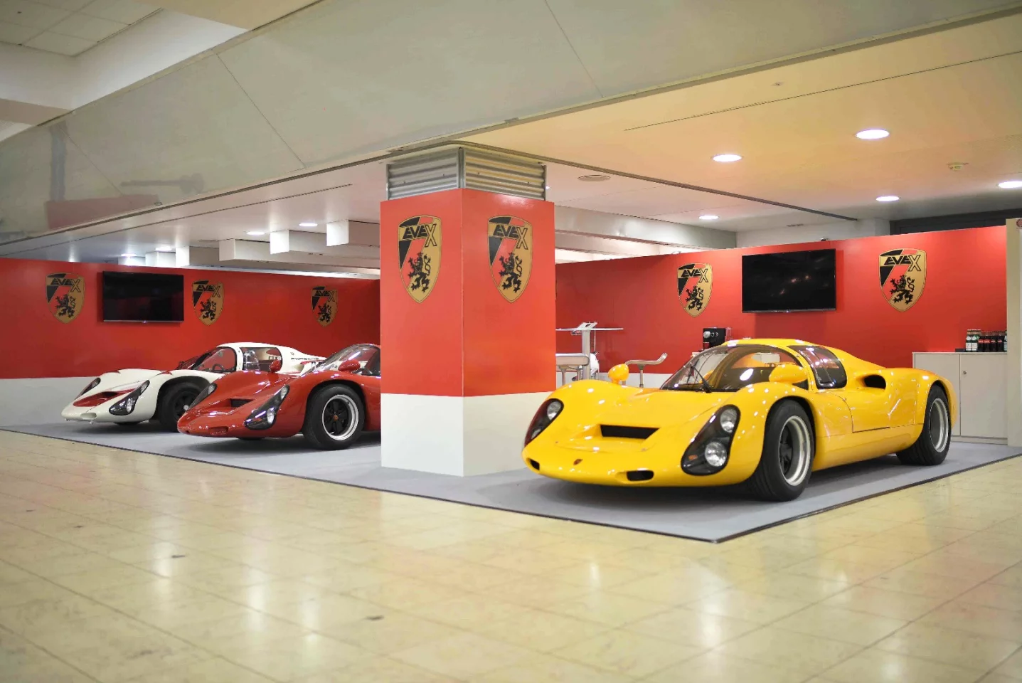 The all-electric 910e has a 483-hp dual-motor powertrain