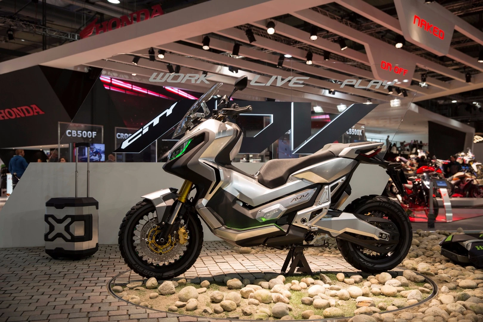 The City Adventure concept at the 2015 EICMA show