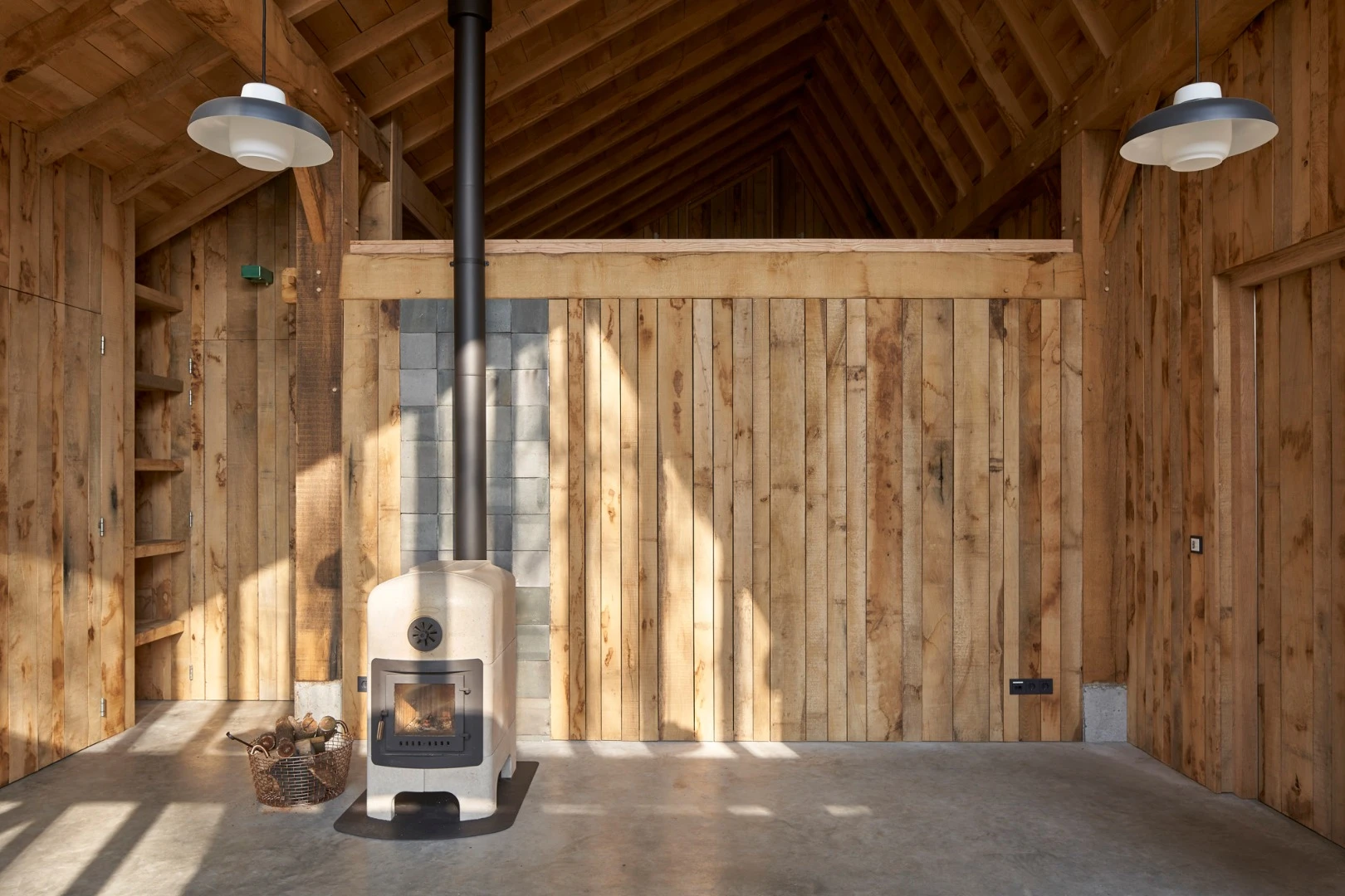 Inside the Sixteen Oak Barn