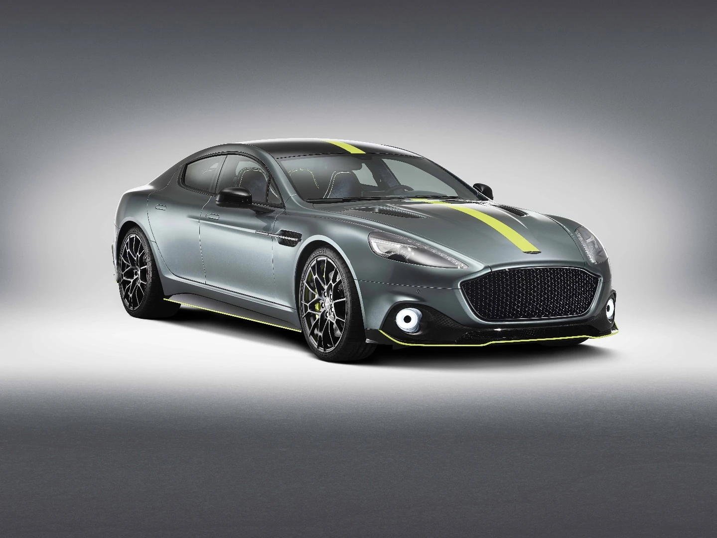 The Aston Martin Rapide AMR packs a 595-hp engine that gives a top speed of 205 mph