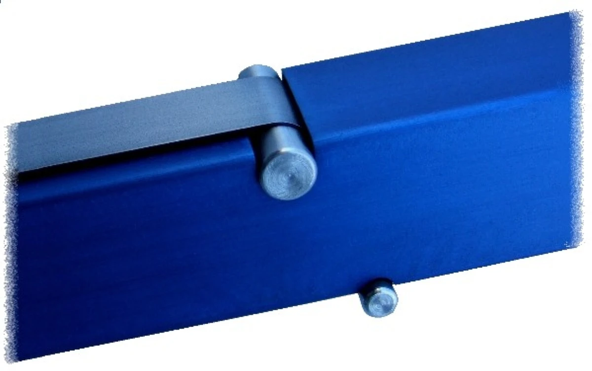 A close-up of the SLAPEROO's high-carbon steel strap